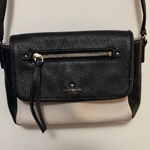 Kate Spade Black and White Crossbody Bag